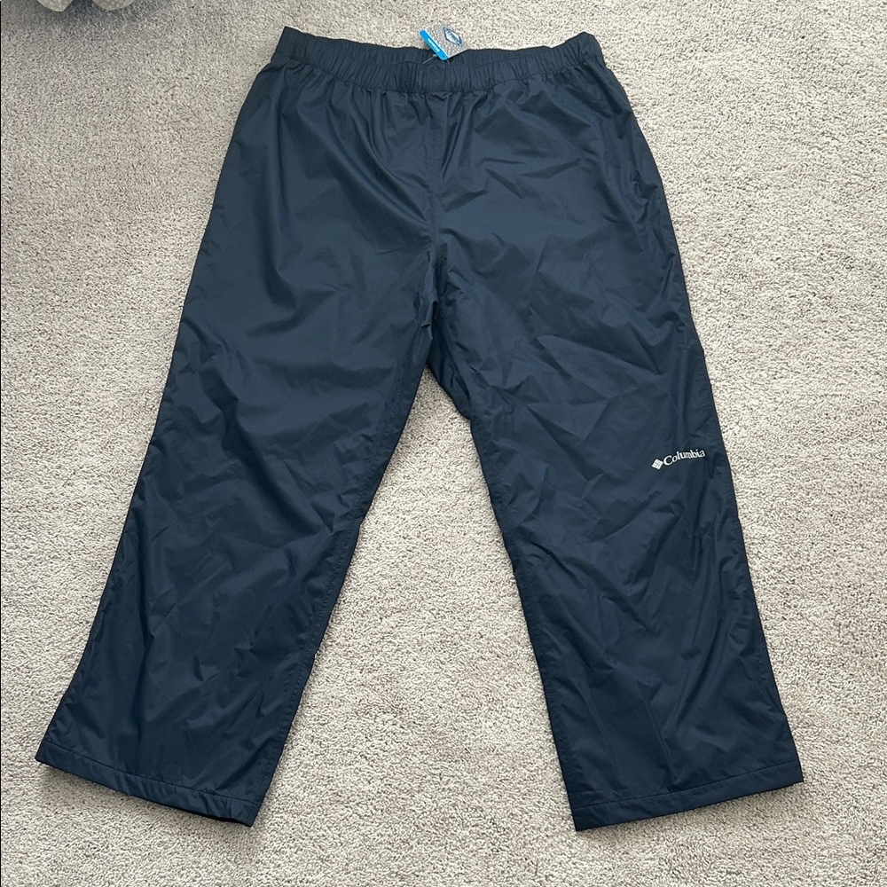 NWT Columbia Omni tech rebel Roamer waterproof pants navy size XL 30L